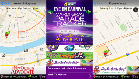 mardi gras tracker