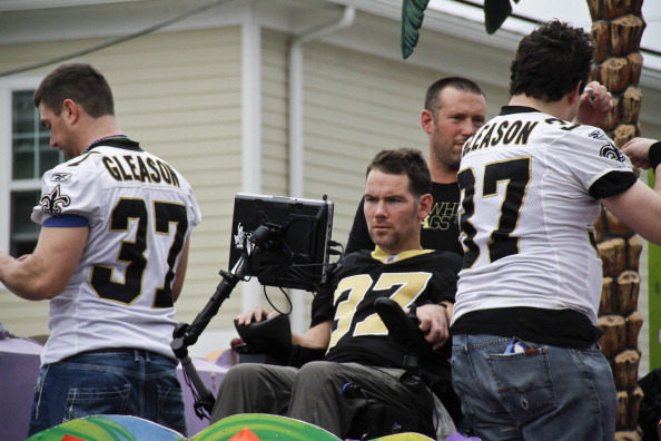 steve gleason signed jersey