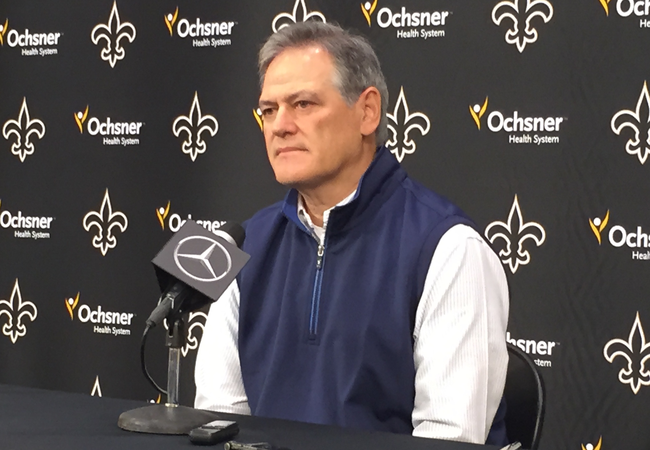 New Orleans Saints General Manager Mickey Loomis staying the