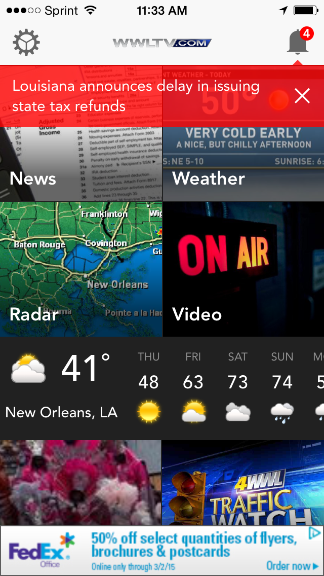 New Orleans News from WWL::Appstore for Android