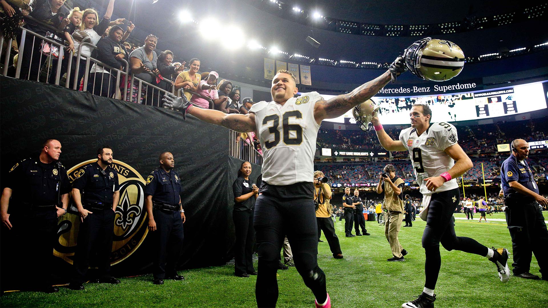 Saints will play Carolina Panthers in Mercedes-Benz Superdome