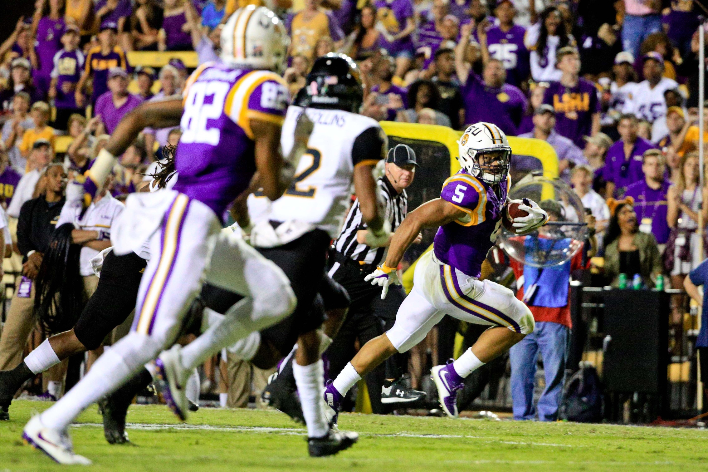 LSU Football - The South scoreboard in Tiger Stadium is coming