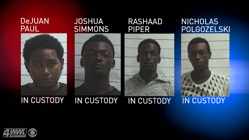 All four suspects in custody for brutal French Quarter beating, robbery ...