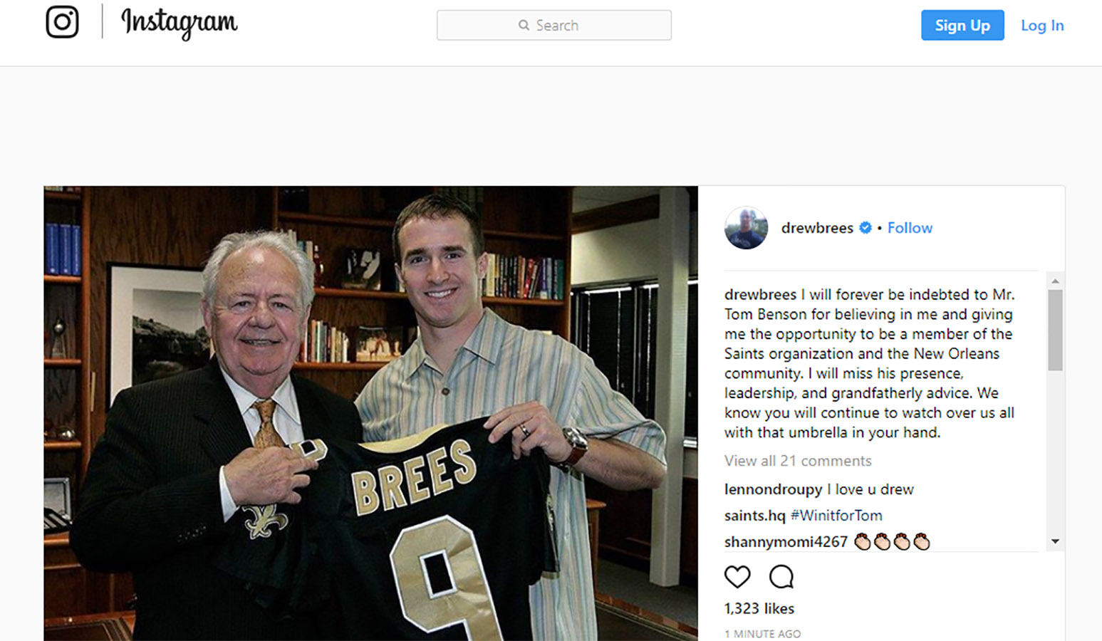 NFL, NBA react to death of Saints, Pelicans owner Tom Benson