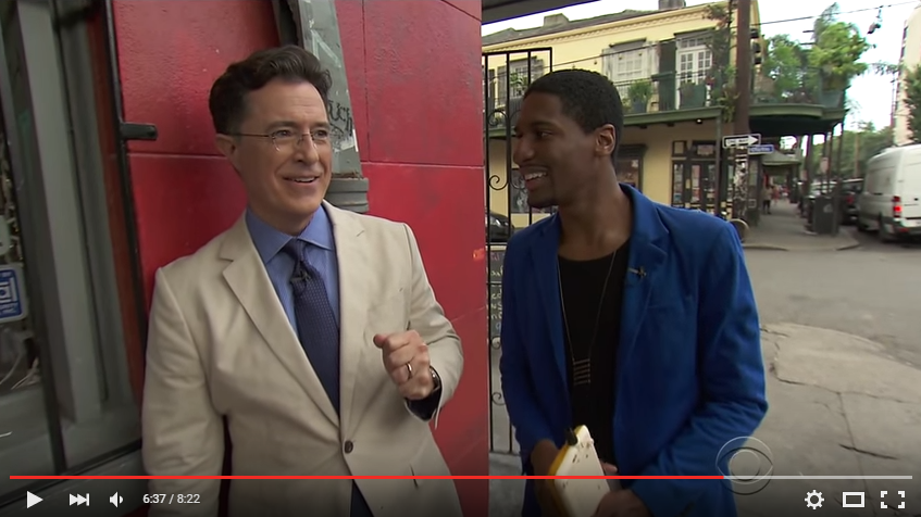 Colbert visits Jon Batiste in New Orleans | wwltv.com