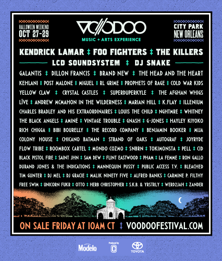 Kendrick Lamar, Foo Fighters, LCD Soundsystem to headline Voodoo Fest |  
